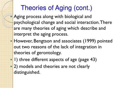 two prevailing theories on aging